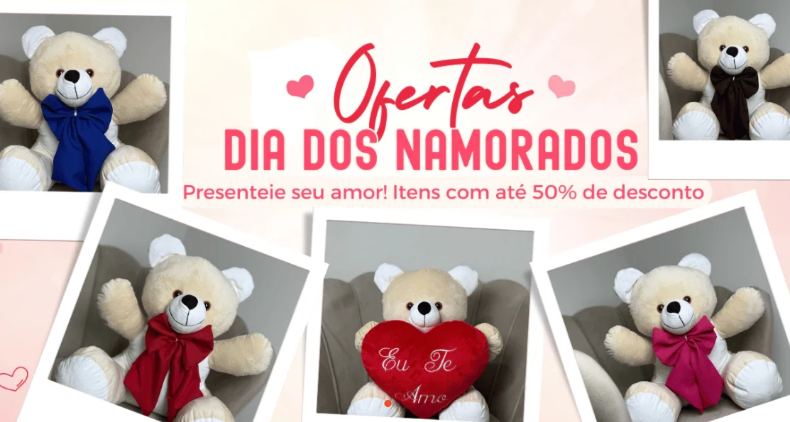 Ofertas Dia dos Namorados: presenteie seu amor, itens com até 50% de desconto